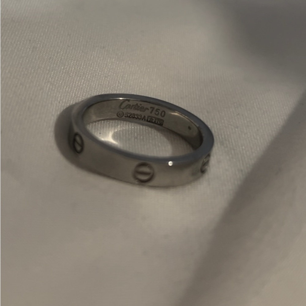 COPY - Silver love nail ring